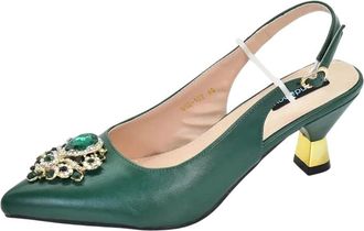 Generic Women Shoes And Bags To Set Party Shoe And Bag Set For Party In Women Elegant Heeled Pumps