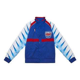 Mitchell & Ness NBA Authentic New Jersey Nets 1990-91 Jacket Blue Red AWJKSB19102-NJNPTRY90