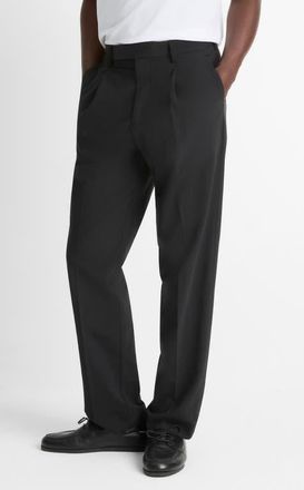 Vince Pleated Black Stretch Dress Pants at Nordstrom, Size 36