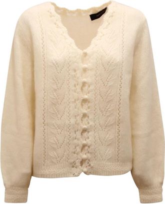 Emma & Gaia 45M752 Vest - Dames - Vesten - Beige - L - Wol - Truien & Vesten