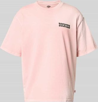 Dickies T-Shirt mit Logo und Rundhalsausschnitt in Hellrosa, Gr&ouml;&szlig;e XXL