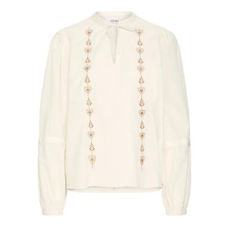 Ichi Ichi - Blouse - Dames - Blouses & Shirts - Beige - Maat: S