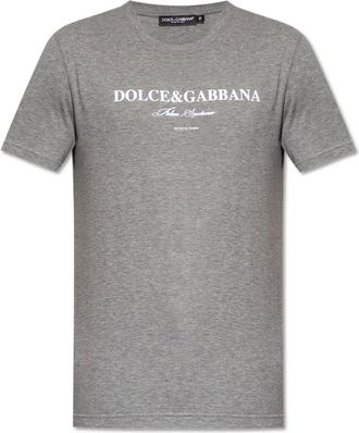 Dolce & Gabbana Hombre, Camisetas, Gris, Talla: M