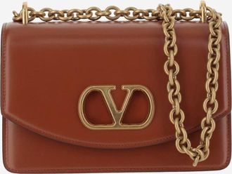Valentino Garavani Vain Leather Small Shoulder Bag
