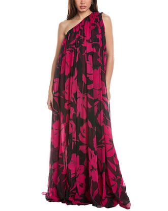 Michael Kors Collection Chiffon Silk Caftan Dress