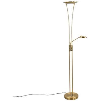 Lindby Led Floor Lampdimmable Eda made of Metal for Living Room & Dining Room