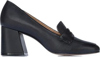 Bernardo 60mm block-heel pumps - women - Leather/Leather/Leather - 6.5 - Black