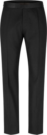 HUGO BOSS Heren Genius smokingbroek met rechte pijpen (Zwart)