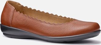 Hotter Womens Eider Womens Ballet Pumps - Brown - Size: 4.5