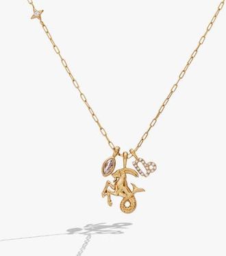 Alex and Ani Capricorn Zodiac Charm Cluster Necklace in Gold at Nordstrom
