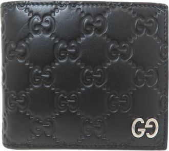 Gucci Black Leather Wallet (Bi-Fold) (Pre-Owned)