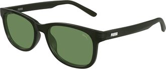 Puma PU0526S 005 Mens Sunglasses Green Size 55 - Free RX Lenses - Free RX Lenses