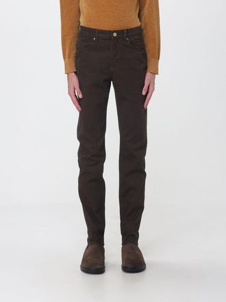 Jeckerson Pantaloni cinque tasche in cotone con vestibilit&agrave; slim fit