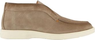 Santoni Desert Boot - Heren - Enkellaarsjes - Beige - 45 EU - Leer - Schoenen