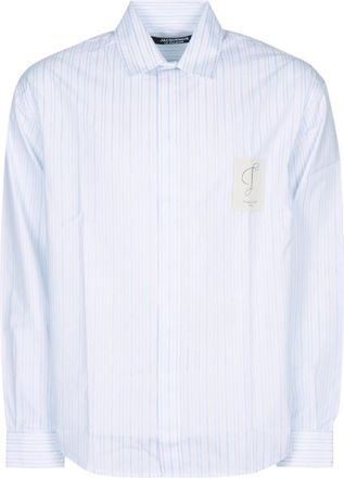 Jacquemus Light Blue Striped Shirt