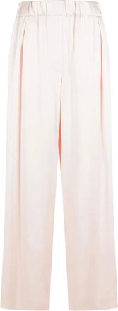 Jil Sander Pantaloni con vita elasticizzata - Rosa
