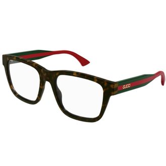 Gucci Rechthoekig Optisch Montuur - unisex - Brillen - Bruin - 53 MM - Accessoires