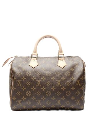 Louis Vuitton 2003 30 Speedy monogram tote bag - Bruin