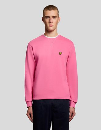 Lyle & Scott Lyle And Scott Mens Cotton Crew Neck Sweatshirt - Pink - Size: 38