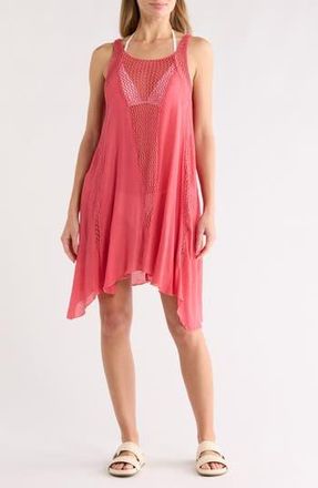 Elan Sleeveless Knit Cover-Up Dress in Coral at Nordstrom Rack, Size X-Small