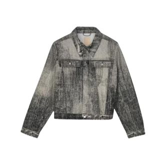 Camper Paint Print Denim Jacket - Heren - Spijkerjassen - Grijs - XL - Denim - Jassen