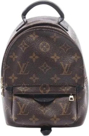 Louis Vuitton Pre-owned Palm Springs Monogram Rugzak - Dames - Vintage Rugzakken - Bruin - ONE Size - Leer - Vintage
