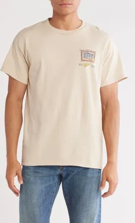 Junk Food Miller Lite Stained Glass Graphic T-Shirt in Sand at Nordstrom, Size Xx-Large