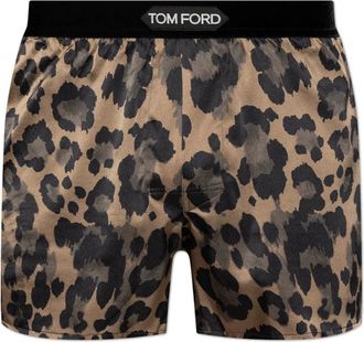 Tom Ford Zijden Lingerie Shorts - Heren - Onderbroek - Beige - XS - Ondergoed
