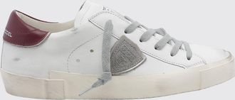 Philippe Model Sneakers Prsx basse bicolore in pelle di vitello con scudetto