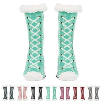 Generic Slipper Socks Ultra-Thick Cute Slipper Home Socks Non-Slip Indoor Winter Warm Home Socks for Women Men, Cozy Soft Thermal House Socks with Grippers