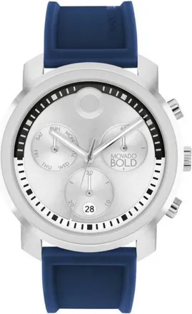 Movado Trend Propel Chronograph Quartz Silver Dial Mens Watch 3601048