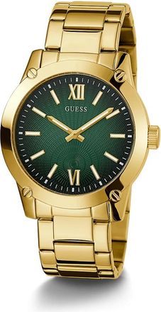 Guess Horloge 44 mm Edelstalen Armband - Heren - Horloges - Geel - ONE Size - Accessoires