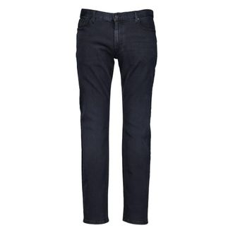 Alberto Straight Fit Jeans, male, Blue, W34 L32, Super Stretch Dark Blue Trousers