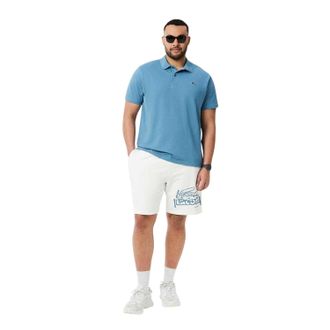 Lacoste Korte broek met grafische print voor heren (Cr&egrave;me)