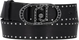 Liu Jo Riem met Studs - Dames - Riemen - Zwart - XS - Polyester - Accessoires
