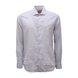 Brooksfield Linnen/Katoen Slim Fit Overhemd - Heren - Zakelijke Overhemden - Wit - S - Katoen - Overhemden