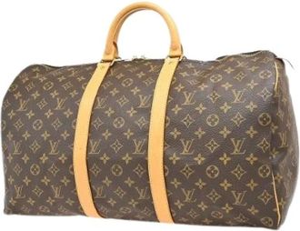 Louis Vuitton Pre-owned Weekend Bags, male, Brown, Size: ONE SIZE Pre-owned Keepall Bag