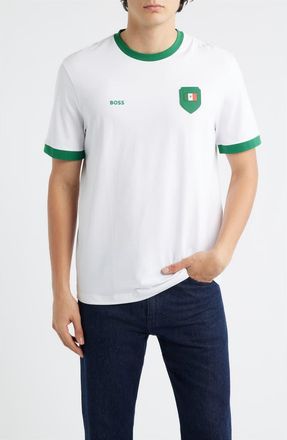 BOSS Lux Stretch Cotton Graphic T-Shirt in Mexico at Nordstrom, Size X-Large