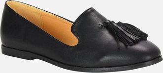XY London Womens XY London Womens/Ladies Betsy Tassel Pointed Flat Loafers - Black - Size: 4