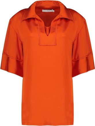 Iro Blouses - Dames - Blouses - Oranje - XS - Overhemden