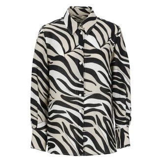 Marella Dames, Blouses & Shirts, Veelkleurig, Maat: XS Linnen