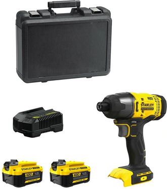 Stanley Atornillador De Impacto Fatmax Sfmcf800m2k (2 X 4,0 Ah + Cargador + Malet&iacute;n)