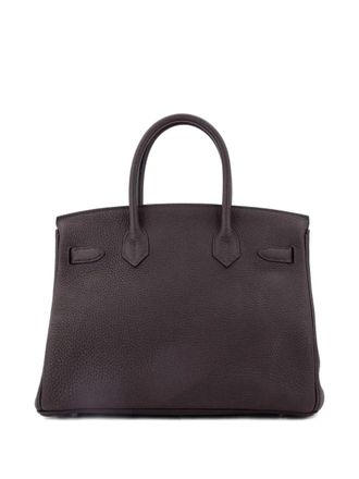 Herm&egrave;s Birkin Handbag Brown Togo with Palladium Hardware 30 tote bag - Marrone