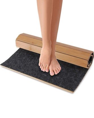 SereneLife Serenelife Bamboo Floor Rug Bath Mat