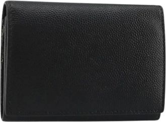 Saint Laurent Pre-owned Wallets, female, Black, Size: ONE SIZE Pre-owned Key Case