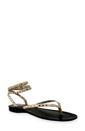 Shushop Bibi Ankle Strap Sandal in Beige at Nordstrom, Size 8.5