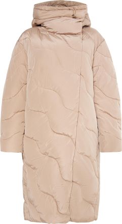 Usha Lange gewatteerde jas Dames beige