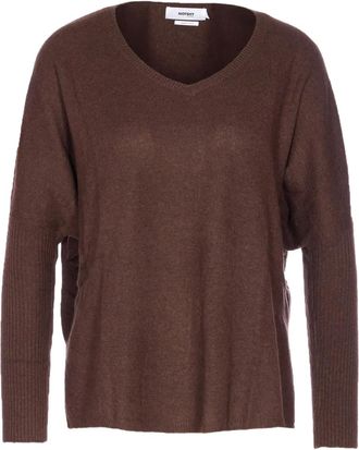 Not Shy V-neck cashmere sweater - Brown