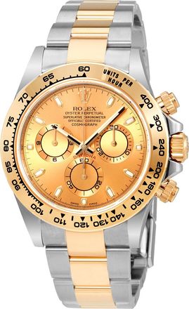 Rolex Pre-owned Rolex Cosmograph Daytona Chronograph Champagne Dial Mens Watch 116503/78593