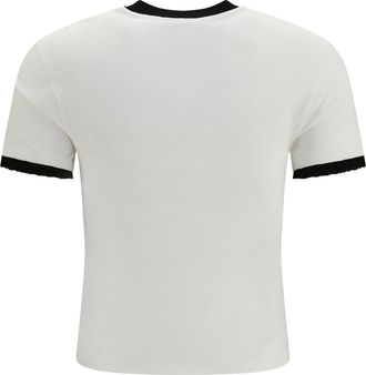 Gucci Womens T-Shirt Cotton Jersey White-Multicolour T-Shirts & Jerseys White/multicolour